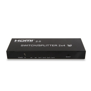 2,0 HDMI коммутатор 2 в 4 из 2 в 4 распределения HD 1,4 с аудио и видео разделения пульт дистанционного управления 4K