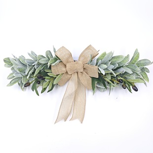 Meihui 2025 Amazon New Spring Simulation Sheep Ear Building Hanging Decoration Four Seasons Courtyard Door Hanging Decoration