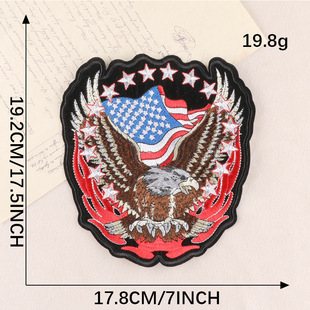 Duo Cool Embroidery Cloth patch Eagle Clothing Shoes and Hats Bag Accessories Accessories Computer Embroidery Label Cloth patch