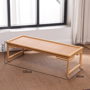 Bay Window Small Table Japanese Tatami Coffee Table Home Balcony Tea Table and Chair Combination Homestay Zen Low Table Kang Table Vine