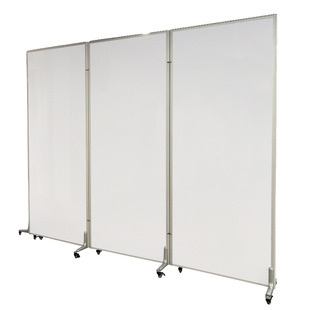 Workshop warehouse mobile partition wall office screen movable partition board factory warehouse push-pull isolation shield