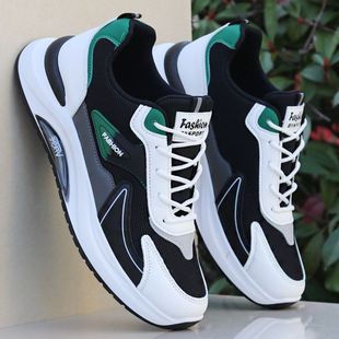Summer domestic men's shoes sneaker mesh breathable deodorant shoes men's soft bottom non-slip casual trendy running shoes