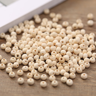 Log color wood loose beads multi-size diy handmade beaded round beads wooden beads toy accessories manufacturers wholesale