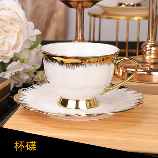 Phnom Penh Ceramic Western Food Plate Lotus Rhyme Series Lace Steak Plate Sweep Jinhe Mouth Plate Ceramic plate