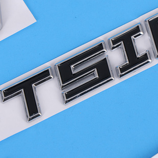 Wholesale car tail label abs spray paint plastic label custom creative modified car decorative label letter three-dimensional body stickers