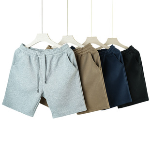 Chinese cotton shorts men's 250g summer blockbuster street fashion brand men's casual pants men's sports cross-border high weight