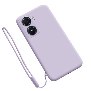 Suitable for vivoy77 mobile phone shell y77 liquid silicone 5G straight edge all-inclusive drop-resistant silicone soft protective cover for men and women