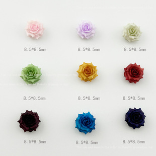 New Simulation Ins Rose Nail Jewelry Explosive Camellia Soft Carved Haina Diamond Internet Celebrity Wear Armor Accessories