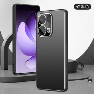 Suitable for OPPOReno13 phone case Reno13Pro metal frosted with lens film lens all-inclusive anti-drop moisture