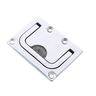 Stainless steel 316 marine square floor buckle cabin yacht floor handle mirror polished yacht accessories