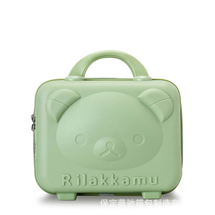 Bear Cartoon 14inch Cosmetic Case Hand Luggage Password Box Suitcase Storage Bag Activity Gift Multifunctional
