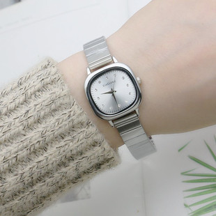 Oval Popular Bamboo Band Women's Watch All-match Women's Quartz Watch Foreign Trade Net Ribbon Tide Watch Mori Women's Watch