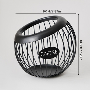European-style Desktop Ornaments Can Receiving Candy Coffee Shop Bar Display Rack Open Coffee Capsule Storage Rack