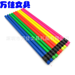 Blue Green Eraser Pencil No Sharpening 7.5inch Student Pencils Paint Rod Bright Gradient Color Pen