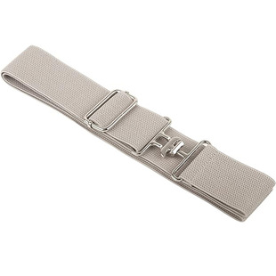 Factory direct supply Amazon explosion men's and women's elastic belt shark buckle equestrian elastic elastic belt