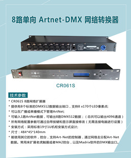 Minghao Factory Direct 8-way network extender Artnet to dmx512 Tiger console MA console beam light