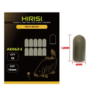 10 pcs/pack European carp fishing hose accessories cap type elastic parts fish line fishhook connection soft casing wholesale