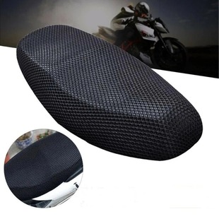 Four Seasons Breathable Electric Vehicle Motorcycle Honeycomb Seat Cushion Sun Protection Motorcycle Seat Cushion Cover Factory Direct Sales