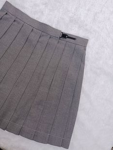 [Gray pleated skirt 42cm] Japanese Orthodox Daily tr solid color pleated skirt college style manufacturers wholesale Joker