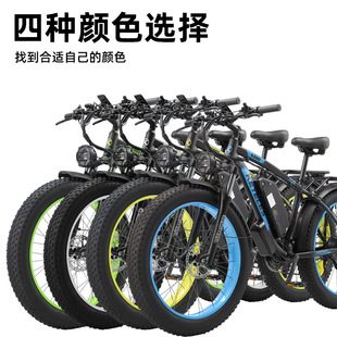 Cross-Border Factory Customization Keteles K800 Electric Bicycle Snowmobile Aluminum Alloy Fat Tire Moped
