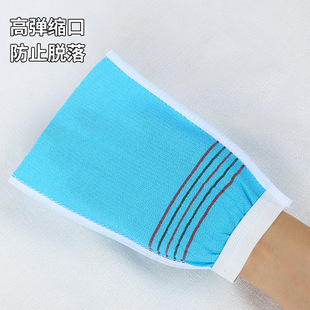 Bath towel bath towel single-layer double-sided household painless mud rubbing fine sand medium-thin back rubbing artifact bath towel gloves