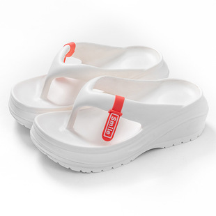 High-grade EVA Slip-on Slippers Women's Summer Indoor Home Elevated Thick Bottom Non-slip New Style Outer Wear Flip-flops