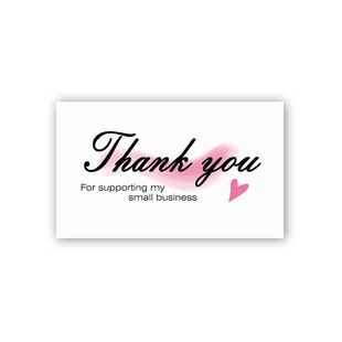 Greeting Card Laser Thank You Card thankyou Gift Message Card Decorative Card 30/Pack Amazon Cross-border Hot Sale