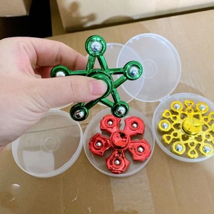 Factory wholesale fingertip gyro plating steel ball gyro finger gyro toy temple fair scenic spot stall toys