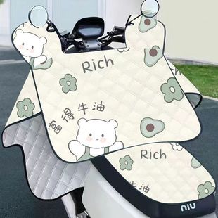 Electric Car Windshield Cover Summer Sunscreen Thin Waterproof Battery Motorcycle Rainproof Tram Sunshade Windproof Spring and Autumn