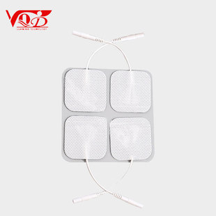 Physiotherapy Patch Electrode Sheet Non-woven Silicone Buckle Type Self-adhesive Massage Electrode Patch 5 * 5