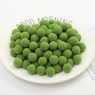 decorative in stock fur ball high elastic fur ball mixed color diy children creative material accessories
