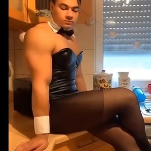 European and American foreign trade cross-border men's sexy underwear rabbit role-playing uniform temptation suit male model bar performance