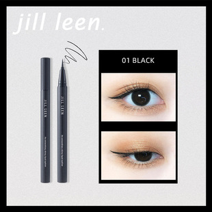 jill leen eyeliner pen waterproof non-blooming durable quick-drying smooth fine head natural novice Crystal dazzling color