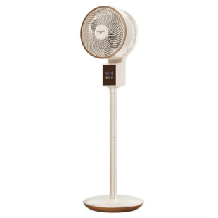 2024 New Voice Intelligent Air Circulation Fan Home Silent Shaking Head Vertical Electric Fan Remote Control Timing Fan