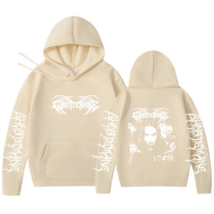 Ghostemane Double Sided Print Hoodie Men's Fashion Hip H op