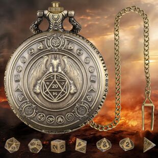 (read home model) dice jewelry pocket case retro exquisite carved wings dragon waist chain a generation of hair