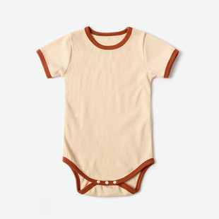 Amazon Foreign Trade Трансграничная летняя детская одежда Детская треугольная сумка Hassel Baby в скандинавском стиле Фарт Одежда для скалолазания с короткими рукавами