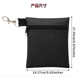 Golf bag nylon ball cover can be hung waist small waist bag multi-use storage bag golf accessories storage