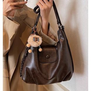 High-end Retro Large Capacity Bag Women's 2025 New Spring and Summer Commuter Backpack Shoulder Tote Bag
