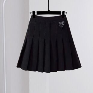 Girls Summer Wear Pure Cotton Short-Sleeved T-Shirt Suit for Older Children 8 Polo Shirts Pleated Skirt Preppy Style Two-Piece Thin Set