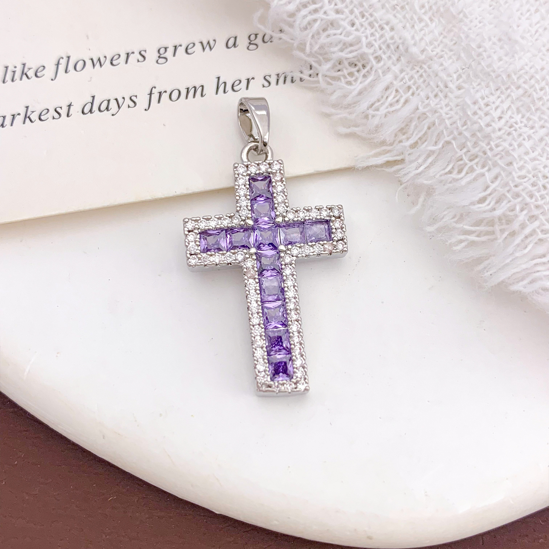 Pendant Cross-Border European and American Ins Personalized Cross DIY Jewelry Accessories Hip-Hop Punk Retro Versatile Hot-Selling Accessories