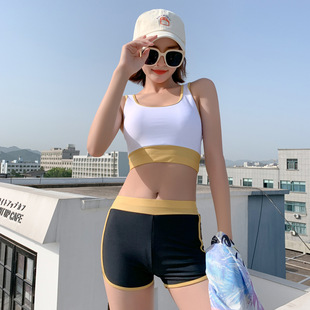 Luxury Diana Sports Swimming Suit Female Summer Student Split Three-piece Bikini Three-piece Slimming Swimming Suit Female