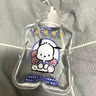 Hot Water Bag Portable Student Cartoon Cute Water Injection Hot Water Bag Warm Hand Portable Transparent Warm Water Bag Gift