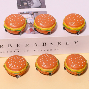 Creative Huili Food Play Mini Running Hamburger Car Gashapon Novelty Huili Toy Pocket Car Cross-border Supply