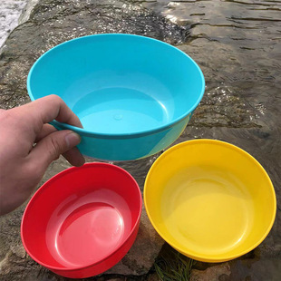 Color bait basin black pit nest basin is not easy to stick bait loose cannon basin bait basin three-piece set 3 in 1 deepened bait basin