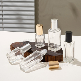 Спот 3ml5ml7ml10ml15ml квадратная бутылка из бисера прозрачная стеклянная бутылка из бисера бутылка парфюмерного масла бутылка