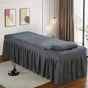Thickened Beauty Bedspread Single Piece Physiotherapy Simple Massage Bed with Holes Bed Cover Massage Sheet Bedspread Shampoo Bed