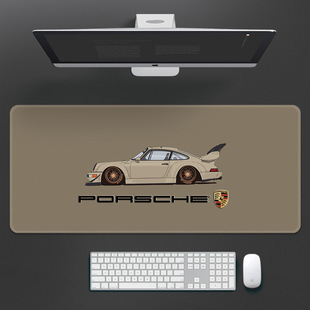 Super large cool car e-sports mouse pad non-slip game keyboard computer office learning men's table mat animation car