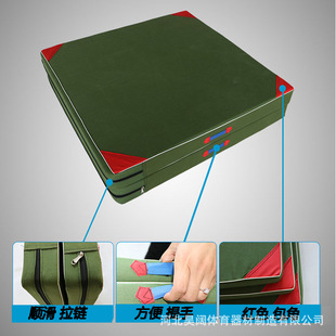 Wholesale Folding Canvas Sponge Mat Taekwondo High Jump Training Mat Sit-up Folding Gymnastics Mat
