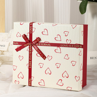New gift box high-end feeling companion gift box holiday gift box for girls birthday heaven and earth cover packaging box
